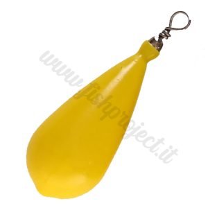 Piombo a pera plastificato giallo