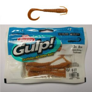 Berkley Gulp Jigging Shrimp 8cm Pumpkinseed