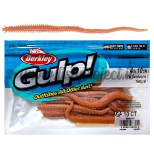 Berkley Gulp Fat Sandworm 10cm Natural
