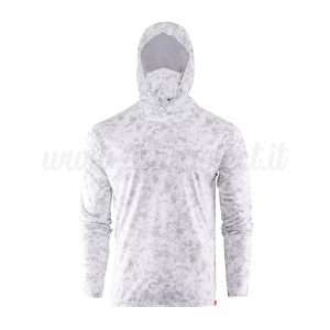 Maglia Grundéns Tough Sun Masked Hoodie - Squall Camo
